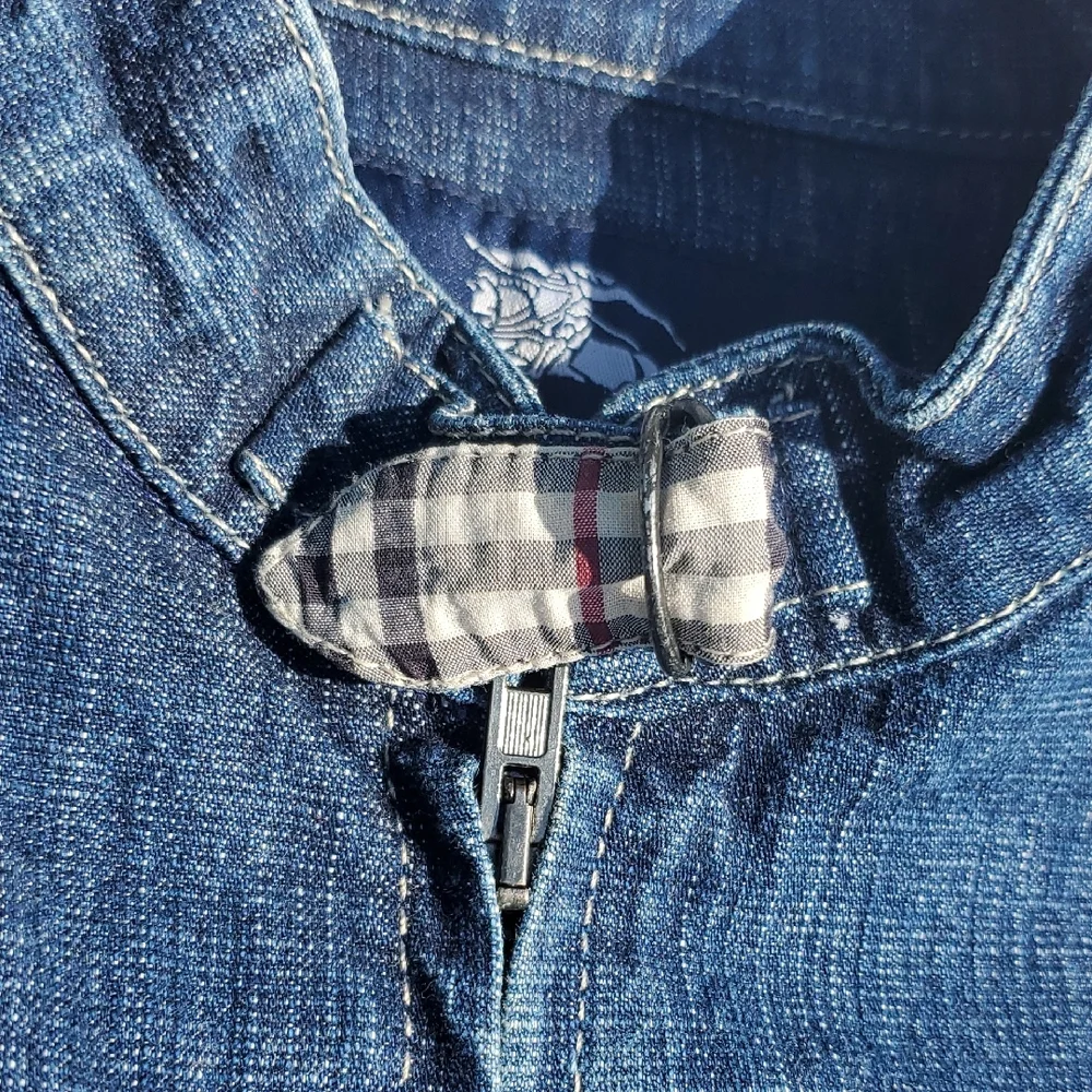 Burberry Girls Blue Denim Jacket Size 12